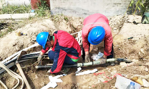 【華昌電力】10kV張屋線低壓電纜維修工程
