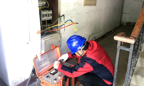 新新家園25#樓電纜故障檢測、維修